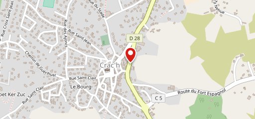 Crêperie du Bourg Crac'h sur la carte