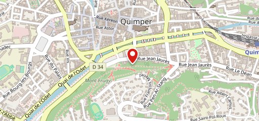 Crêperie du Frugy Quimper sur la carte