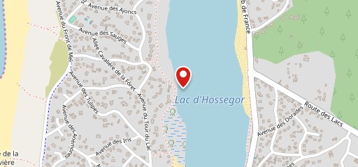 La Plage Blanche Hossegor sur la carte