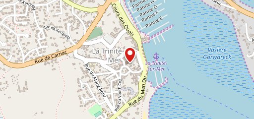 Crêperie Goéland La Trinité-sur-Mer sur la carte