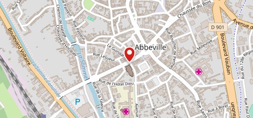 Crêperie La Belle Époque Abbeville sur la carte