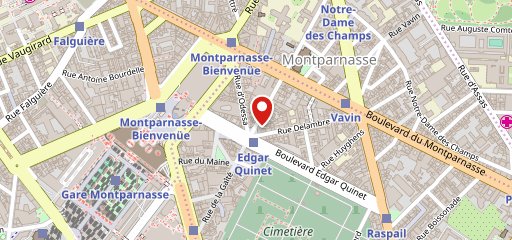 Crêperie La Bigoudène Paris sur la carte