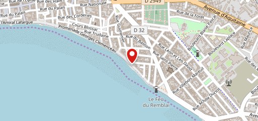 Crêperie le Surf Les Sables d'Olonne sur la carte