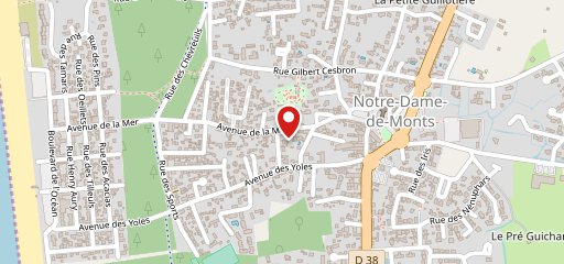 Crêperie Les Trois Monts Notre Dame de Monts sur la carte