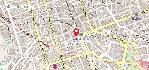 Brasserie le Castellane sur la carte