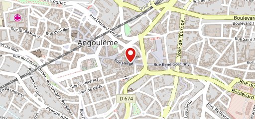 Brasserie Le Saint-Martial Angoulême sur la carte