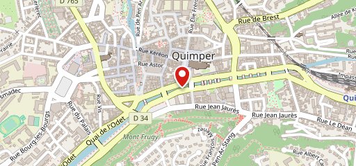 Crêperie Ty Loulic Quimper sur la carte