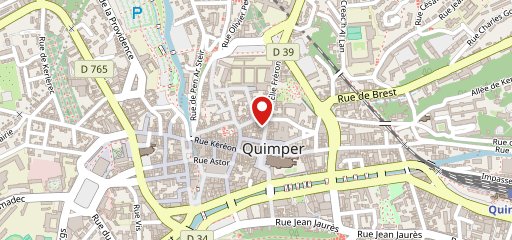 Crêperie Ty-Ru Quimper sur la carte