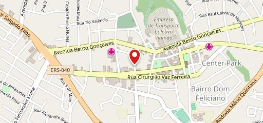 CroaPizza no mapa