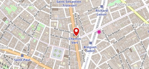 Croustillant Paris sur la carte