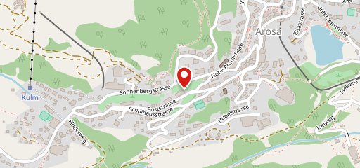 Hotel Seehof Arosa sulla mappa