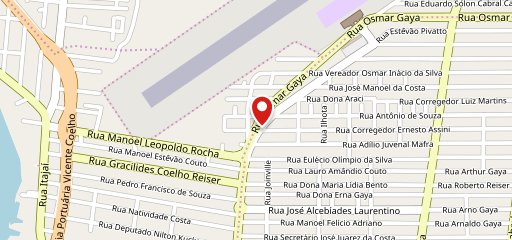 Cunha Burger no mapa