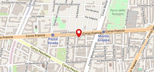 Cuore di Pizza sur la carte