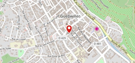 D La Dalle Guebwiller sur la carte