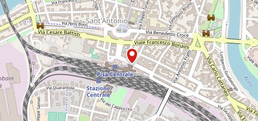 Pizzeria Da Filippo Pisa sur la carte