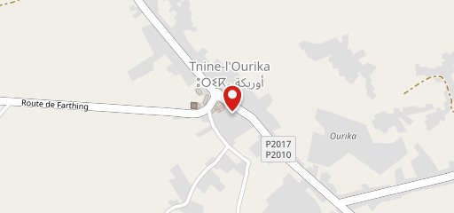 Café Dar Ouriki sur la carte