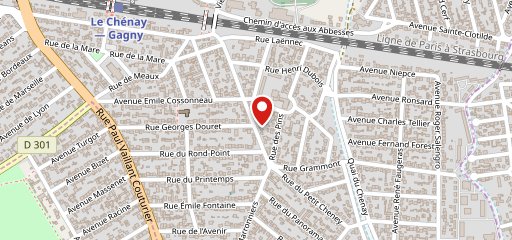 Restaurant Darcom Gagny sur la carte