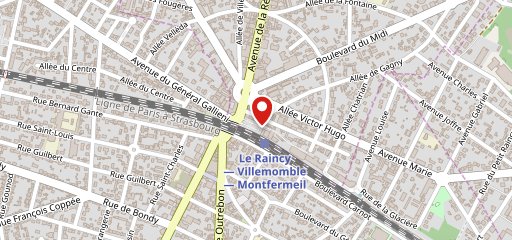 Darcom - Le Raincy sur la carte