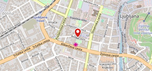 Das ist Walter - Center Ljubljana sulla mappa