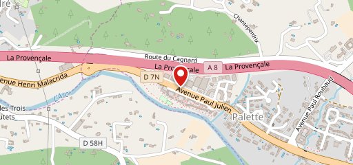 DAVID PIZZA Le Tholonet sur la carte