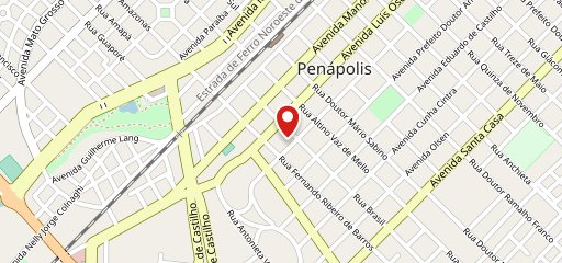 DBB Penápolis no mapa