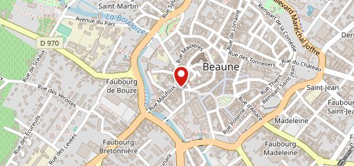 Q Bistrot Beaune sur la carte