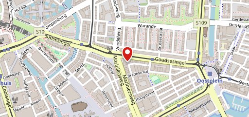 De Gele Kanarie - Goudsesingel sur la carte