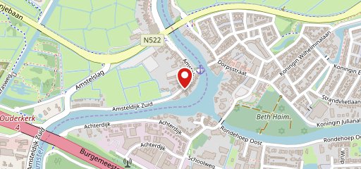 de italiaan aan de amstel en el mapa