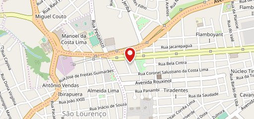 DeLorenzo Pizzaria no mapa