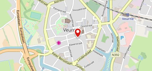 Restaurant De oogappel Veurne sur la carte