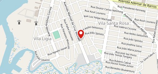 Del Soto Hamburgueria no mapa