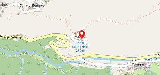 Rifugio escursionistico "Delfin dal Pianhol" sur la carte