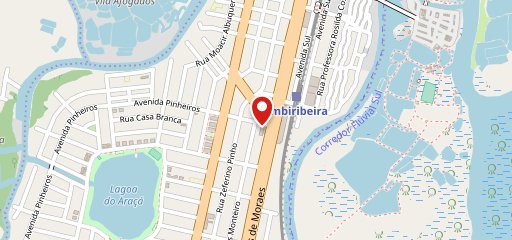 Restaurante Pinheiros no mapa