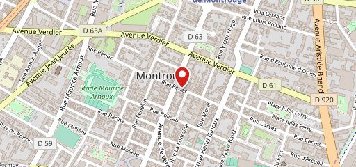 Délice Montrouge sur la carte