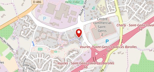 Délice Pizza Saint Genis Laval sur la carte