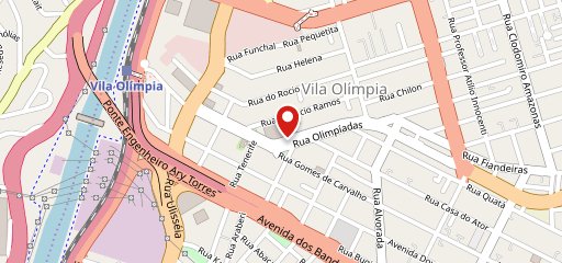 Delírio Tropical Vila Olímpia no mapa