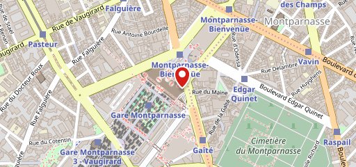 Dépôt Légal Montparnasse sur la carte