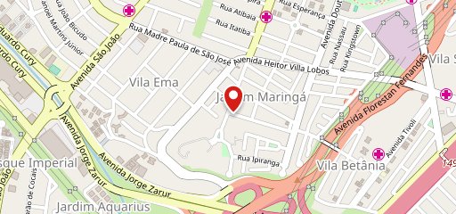 Deuses e Faraós Restaurante no mapa