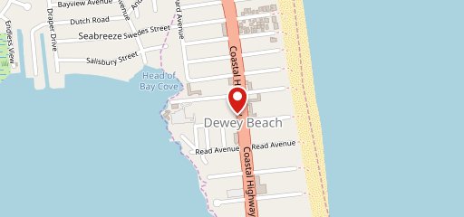 Dewey Beach Country Club en el mapa