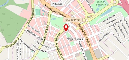 D'gusta Pizzaria no mapa