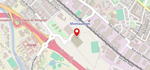 Dicapo Montaudran Halle de la Machine sur la carte