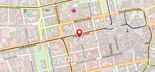 Die Theke - Darmstadt sur la carte