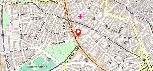 dieci Pizza Kurier Basel sulla mappa