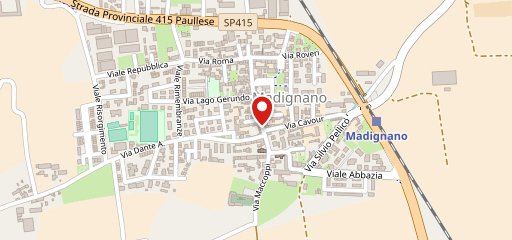 Dimensione Pizza sulla mappa