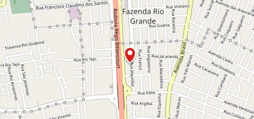 Dina Pizza - Fazenda Rio Grande no mapa