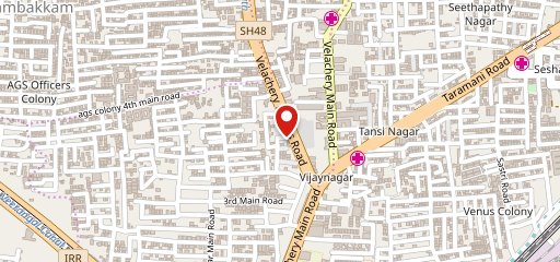 Dindigul Thalappakatti Restaurant Velachery on map