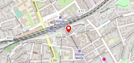 Dinero's Burger - Herne sur la carte