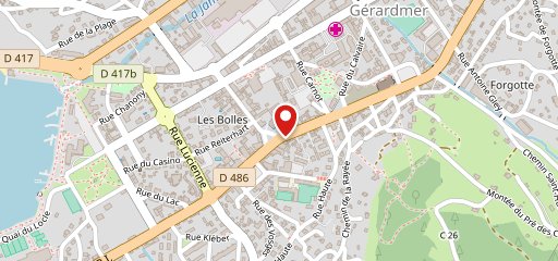 Discothèque le Caveau sur la carte