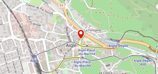 Distributeur a Fondue+accompagnement sulla mappa