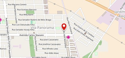 DK Pizzaria no mapa